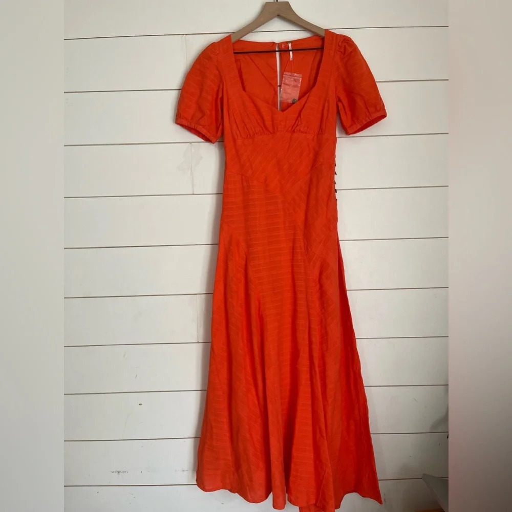 NWOT free people catch the light midi dress - Picture 10 of 11